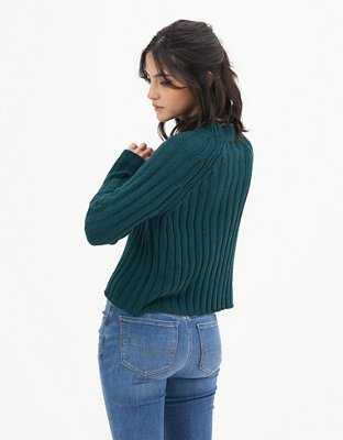 AE Long-Sleeve Ribbed Sweater