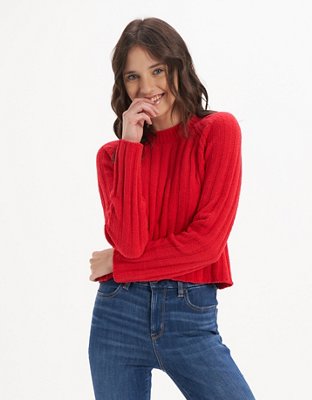 AE Long-Sleeve Ribbed Sweater