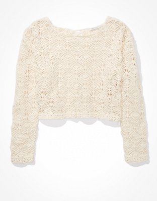 AE Crochet Sweater