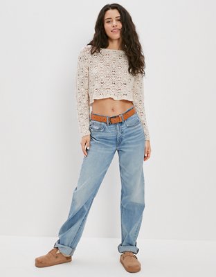 Женские свитеры American Eagle AE Crochet Sweater — фото 5