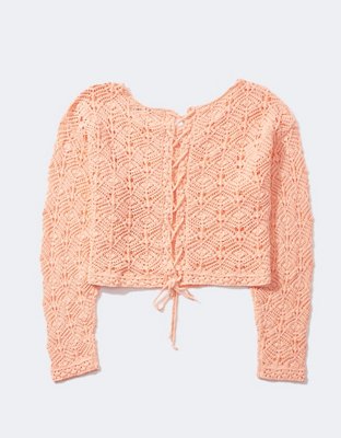 AE Crochet Sweater