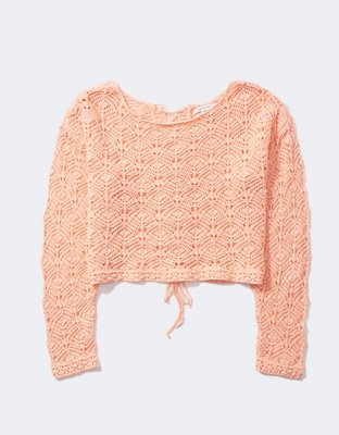 AE Crochet Sweater
