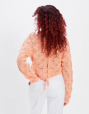 AE Crochet Sweater