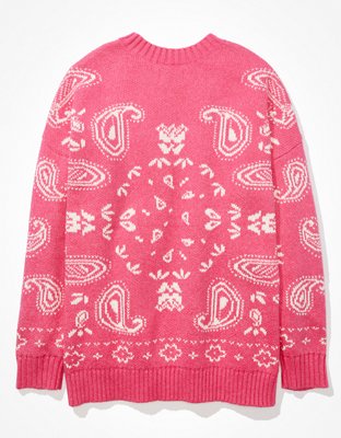 AE Oversized Bandana Sweater | American Eagle