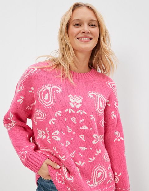 Женские свитеры American Eagle AE Oversized Bandana Sweater