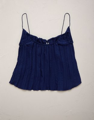 AE77 Crinkle Cami Top | American Eagle