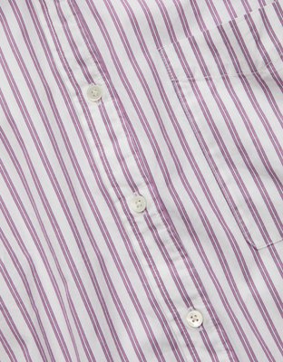 AE77 Oversized Poplin Button-Up Shirt