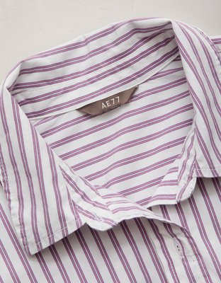 AE77 Oversized Poplin Button-Up Shirt