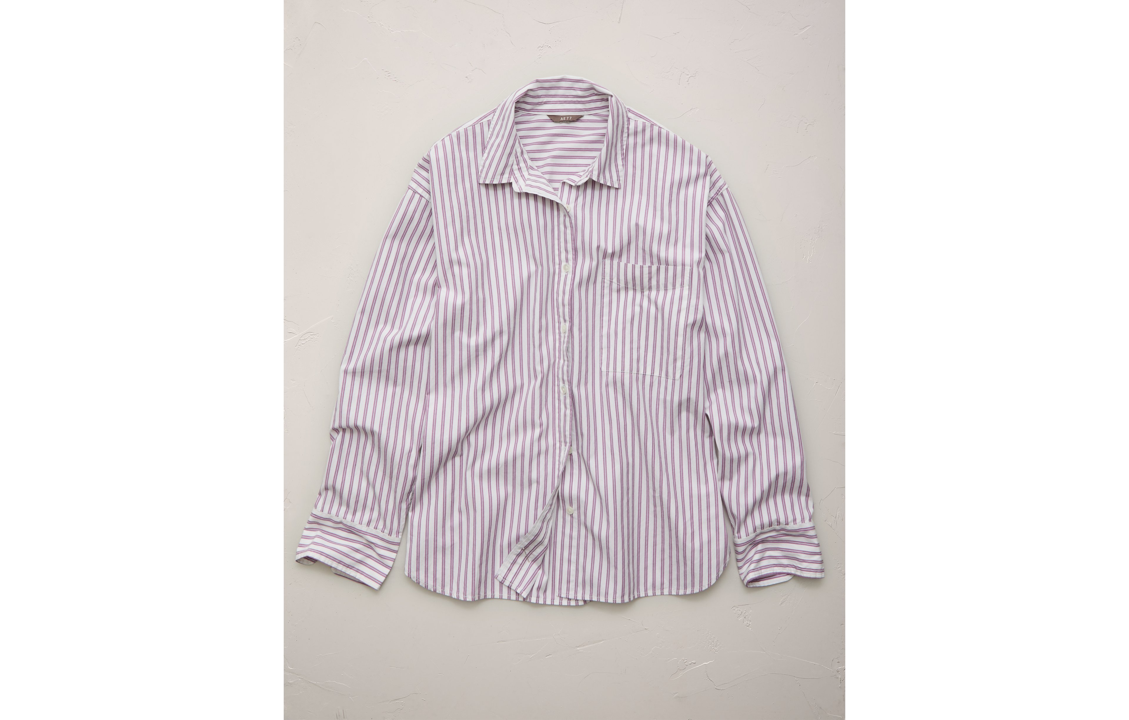 AE77 Oversized Poplin Button-Up Shirt