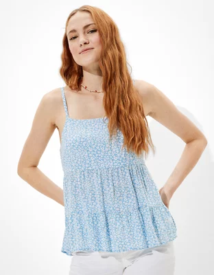 AE Floral Tie-Back Babydoll Cami