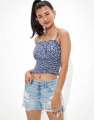 AE Floral Smocked Cami