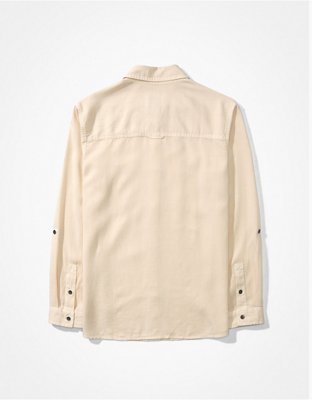 AE Bestie Long-Sleeve Button-Up Shirt