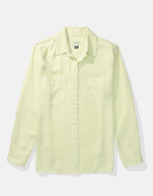 AE Bestie Long-Sleeve Button-Up Shirt