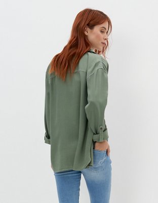 AE Bestie Camisa Manga Larga con Botones