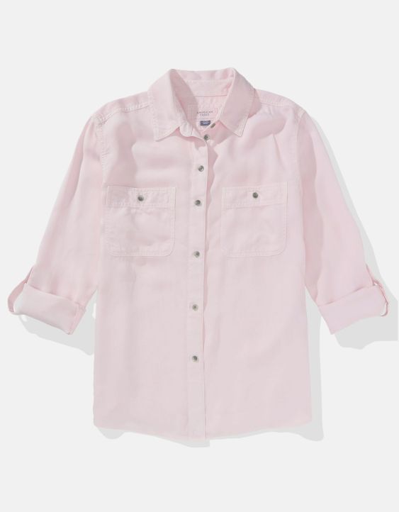 AE Long-Sleeve Button-Up Shirt