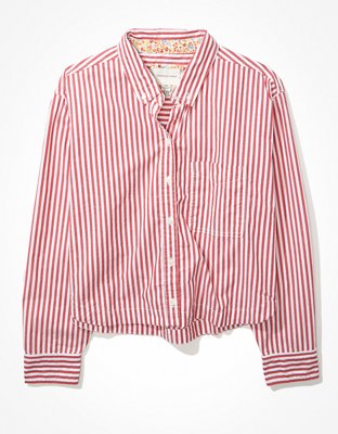 AE Clubhouse Cropped Shirt