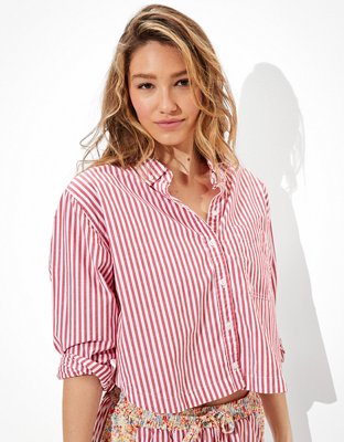 AE Clubhouse Cropped Shirt