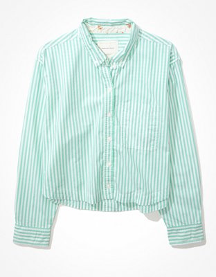 AE Clubhouse Cropped Shirt