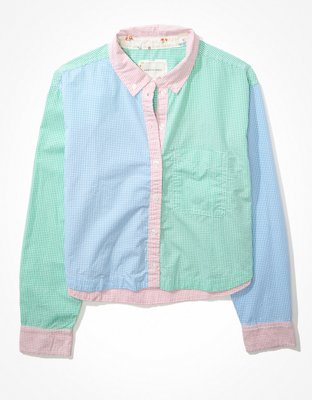 AE Clubhouse Cropped Shirt