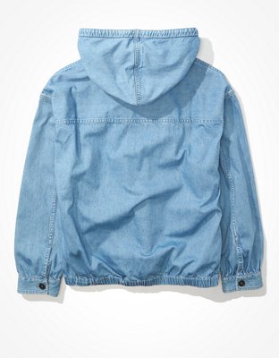 AE Oversized Military Shirt Hoodie