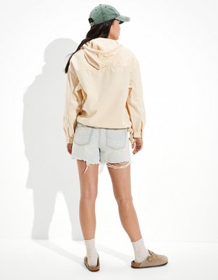 Женские худи American Eagle AE Oversized Military Shirt — фото 2