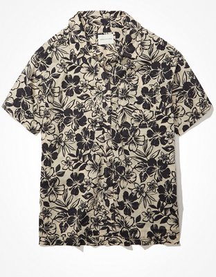 Женские рубашки American Eagle AE Oversized Boyfriend Resort Shirt — фото 3