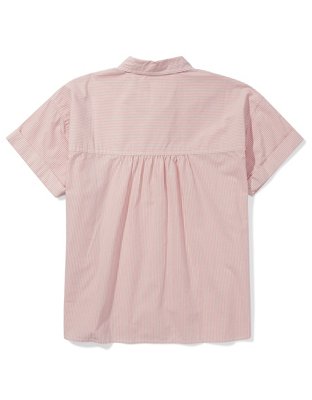 AE Short-Sleeve Button-Up Shirt
