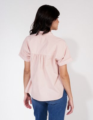 AE Short-Sleeve Button-Up Shirt