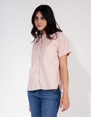 AE Short-Sleeve Button-Up Shirt