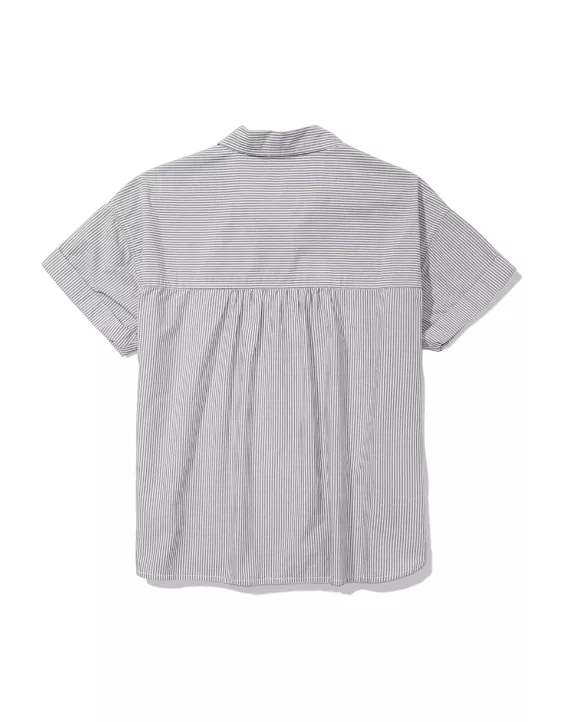 AE Short-Sleeve Button-Up Shirt