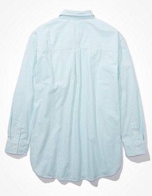 AE Oversized Oxford Button-Up Shirt