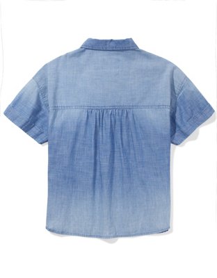 AE Short-Sleeve Button-Up Shirt