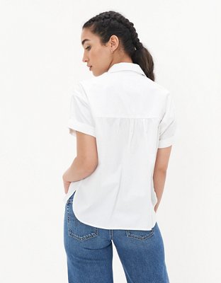AE Short-Sleeve Button-Up Shirt
