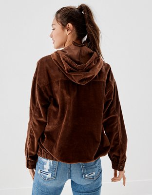 Женские худи American Eagle AE Oversized Corduroy — фото 2