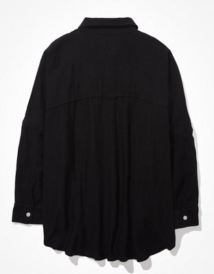Женские рубашки American Eagle AE Go Big Oversized Shirt — фото 4