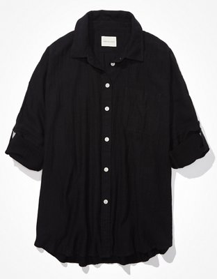 Женские рубашки American Eagle AE Go Big Oversized Shirt — фото 3