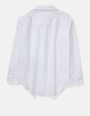 AE Oversized Oxford Button-Up Shirt