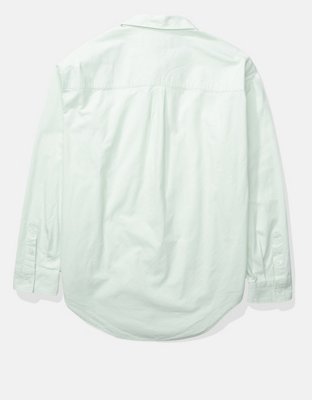 AE Oversized Oxford Button-Up Shirt