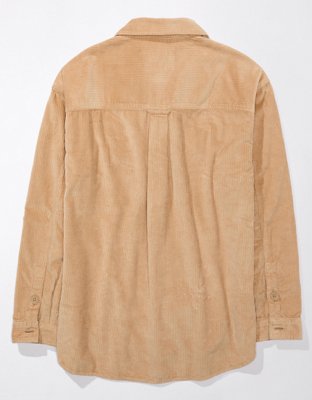AE Dreamy Drape Oversized Corduroy Shirt