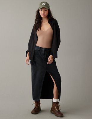 Женские рубашки American Eagle AE Perfect Button-Up Shirt — фото 5