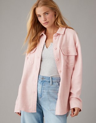 AE Oversized Fleece Love Shacket