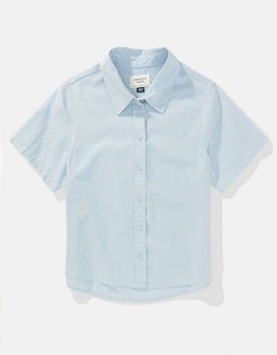 AE Short-Sleeve Button-Up Shirt