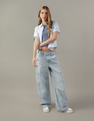 AE Short-Sleeve Button-Up Shirt