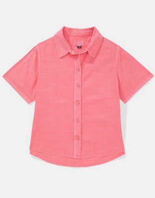 AE Camisa abotonada mangas cortas