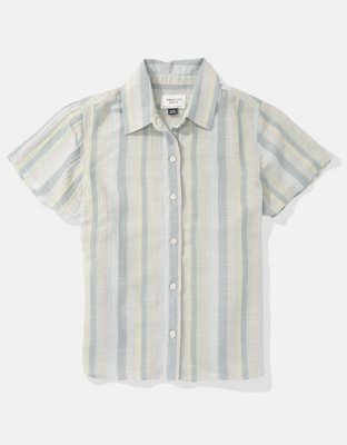 AE Short-Sleeve Button-Up Shirt