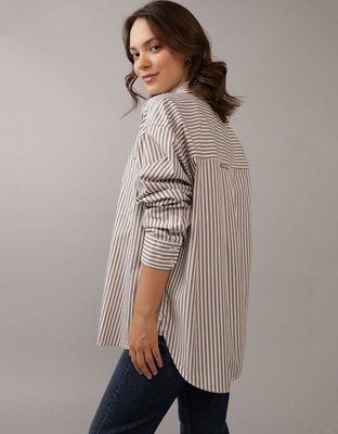 AE Oversized Perfect Button-Up Shirt