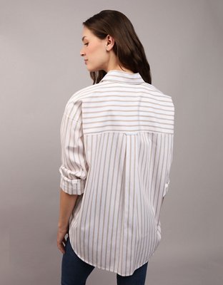 AE Oversized Perfect Button-Up Shirt