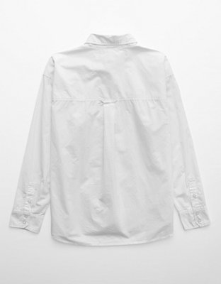 AE Oversized Perfect Button-Up Shirt