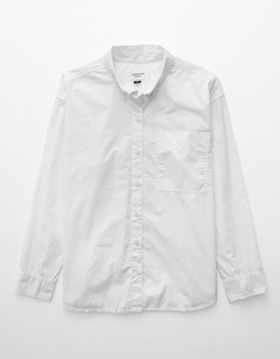 AE Oversized Perfect Button-Up Shirt