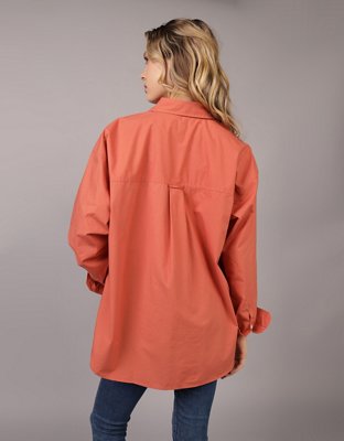 AE Oversized Perfect Button-Up Shirt